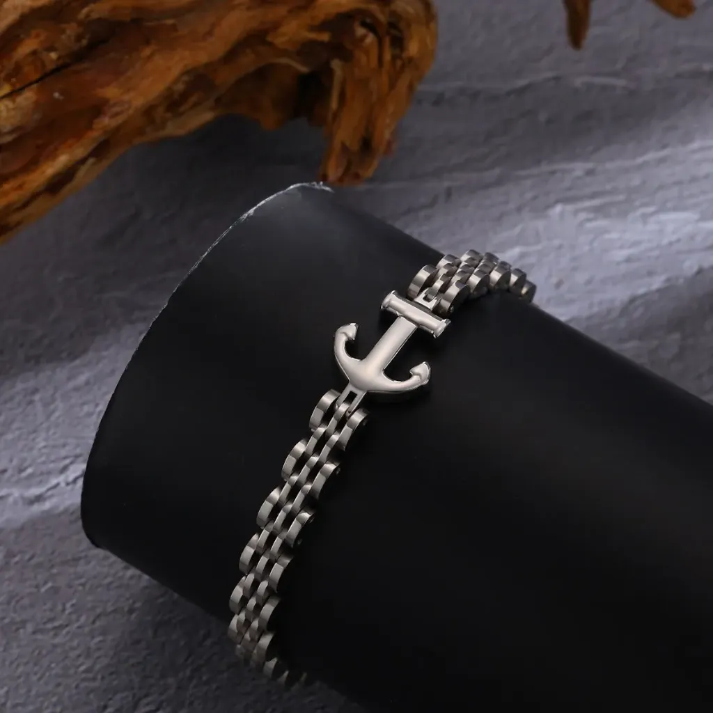 Bracelet Homme Nautilus – Argent